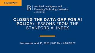 Closing the data gap for AI policy: Lessons from the Stanford AI Index