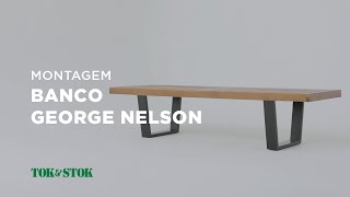 Como montar o banco GEORGE NELSON - Tok\u0026Stok