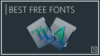 The Best Free Fonts For Banners And Thumbnails!