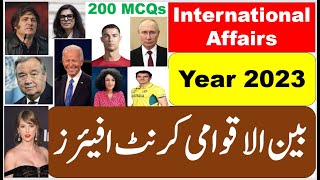 International Current Affairs for the Complete Year 2023 for tests