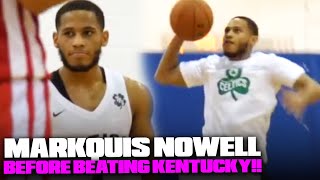 Markquis Nowell BEFORE Beating Coach Cal & Kentucky!! | High School Throwback
