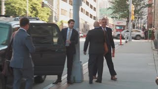 Georgia secretary of state Brad Raffensperger arrives in court for Trump election probe