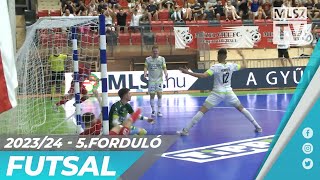 MVFC Berettyóújfalu – Haladás VSE | 3-4 | Férfi Futsal NB I | 5. forduló | MLSZTV