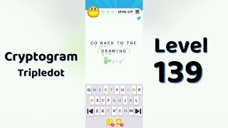 Cryptogram Tripledo Level 139 Solutions 🧩 | Logic Puzzle Game | Mini Boss