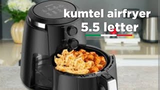 Unboxing airfryer | kumtel Airfryer 5.5 litre | kumtel Fastfryer |