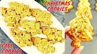 Easy Christmas Cookies|बाज़ार से भी बहतरीन ये कुकीज़ जिसमे कई तरह के फ्लेवर हैं |Dry Fruit Cookies