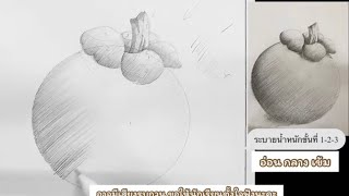 งานที่ 2 เรื่อง การวาดเส้นมังคุด วิชาศิลปะ ม.1