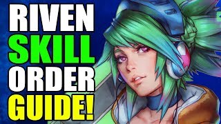 S9 *BEST* RIVEN SKILL ORDER GUIDE! - League of Legends