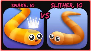 Snake. Io Vs Slither. Io