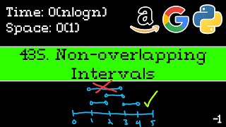 Non Overlapping Intervals - Leetcode 435 - Blind 75 Explained - Intervals - Python