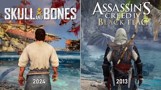 Skull and Bones vs Assassin's Creed IV Black Flag | Physics and Details Comparis