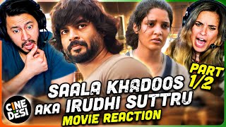 SAALA KHADOOS a.k.a. IRUDHI SUTTRU Movie Reaction Part 1/2! | R. Madhavan | Ritika Singh | Nassar