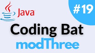 Modthree Coding Bat Array 2 Java Solution And Tutorial