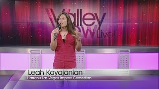 Comedienne Leah Kayajanian guests hosts on Valley View Live!