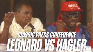 Sugar Ray Leonard Vs Marvin Hagler | CLASSIC PRESSER