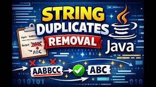 14 Remove Duplicate Characters from String | Java Interview Question 🔥