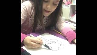 Bailey’s Art Adventures - Blue Flower Art Tutorial