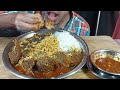 very spicy mutton nalli masala curry spicy mutton gravy huge rice eating show mukbang food