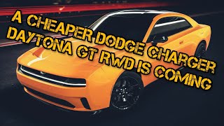 A Cheaper Dodge Charger Daytona GT RWD Is Coming