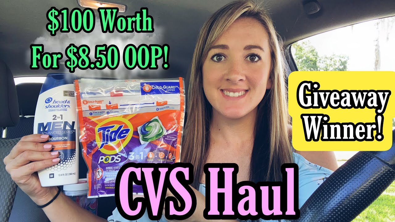 Cvs Haul 100 Worth For 8 50 Oop 8 1 7 21