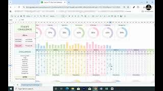 How to Use the 75 Soft Challenge Spreadsheet Planner | Google Sheets Tutorial & Progress Tracking