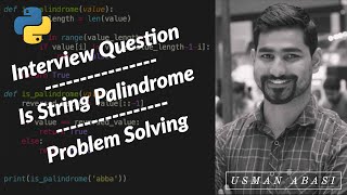 Cracking the Coding Interview: Check if String is Palindrome | Interview Question | Python
