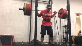 Texas Method - Intensity Day 10 Aug 2015. Squat 480 x3