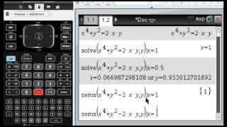 Implicit Plotting on TI-Nspire CX CAS