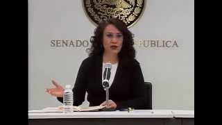 Conferencia de Dolores Padierna sobre cancelación de la Refinería Bicentenario.