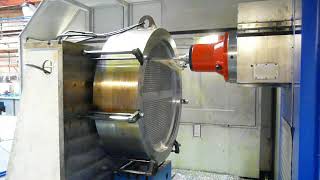 TOS FUQ - MILLING OF TUBE PLATE