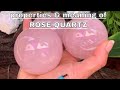 Rose Quartz Meaning Benefits and Spiritual Properties