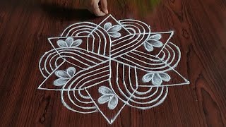 Sravana Masam special rangoli for friday (7×4) dot's ...