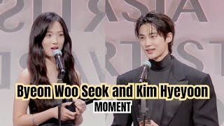 Byeon Wooseok and Kim Hyeyoon Moment Part 5