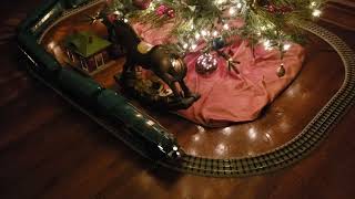 Last run under the Christmas Tree-Lionel Classics Blue Comet.