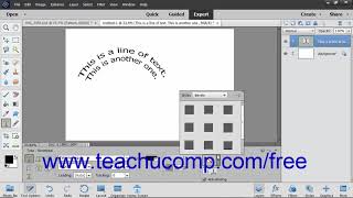 Photoshop Elements 2019 Tutorial Applying Layer Styles to Text Layers Adobe Training