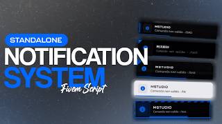 Advanced Notification System | FiveM Script [STANDALONE]