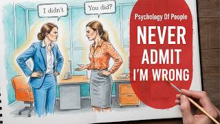 Why Some People NEVER Admit They Are Wrong Psychology