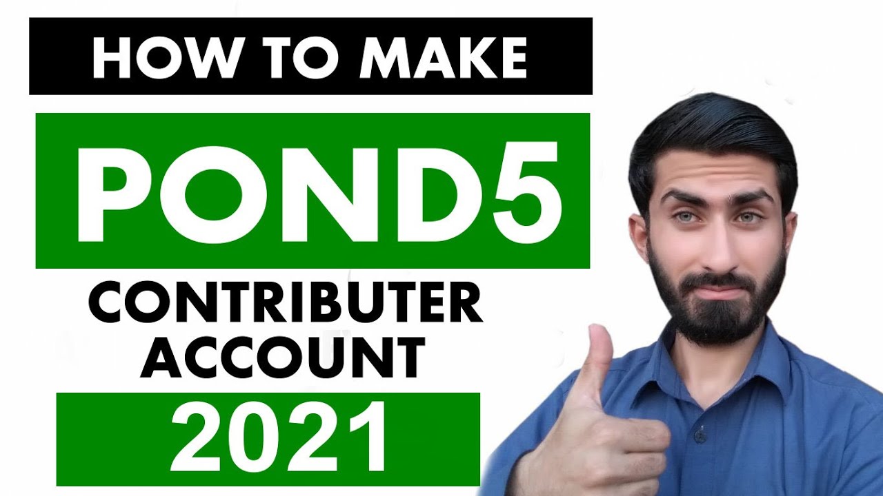 How To Make Account On Pond5 Contributer | How To Create Account On ...