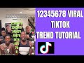 Tiktok 12345678 counting trend | how to do the viral 12345678 counting trend on tiktok tutorial