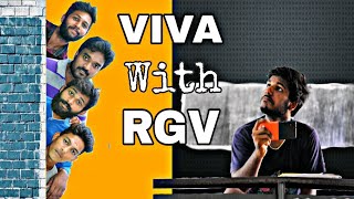Rgv latest || VIVA with RGV || Latest telugu Comedy Short film || Directed By Director Sreenu ||