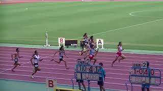 20170810東海中学陸上１年女子100ｍ決勝