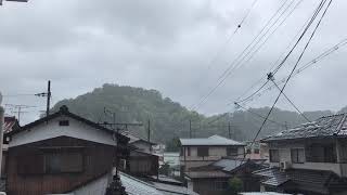 ウェザーリポート動画1015@舞鶴市8:45〜映像でもわかる大粒の雨編〜