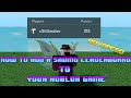 How to Add a SAVING LEADERBOARD To Your Roblox Game - Roblox Studio Tutorial - [Advanced]