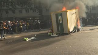 Tensions flare in Paris at pension reform march | AFP