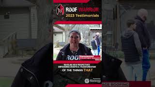 Roof Warrior 2023 Testimonial Courtney Dowdy Advantage Roofing