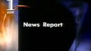 Princess Diana Crash - First BBC News Report (interrupting 'Borsalino') 1997