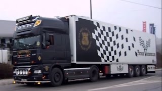 best of DAF, Volvo and co open loud pipes sound part 1