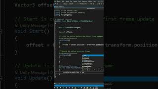 Unity Simple Camera Follow Script for 3D Games - Unity C# Scripting Tutorial for Beginners