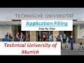 Technical University of Munich | Application Filling | TUM | Land Management and Geospatial Science