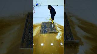 The dirtiest rug I cleaned ever #asmr #carpetcleaning #satisfying #oddlysatisfyi